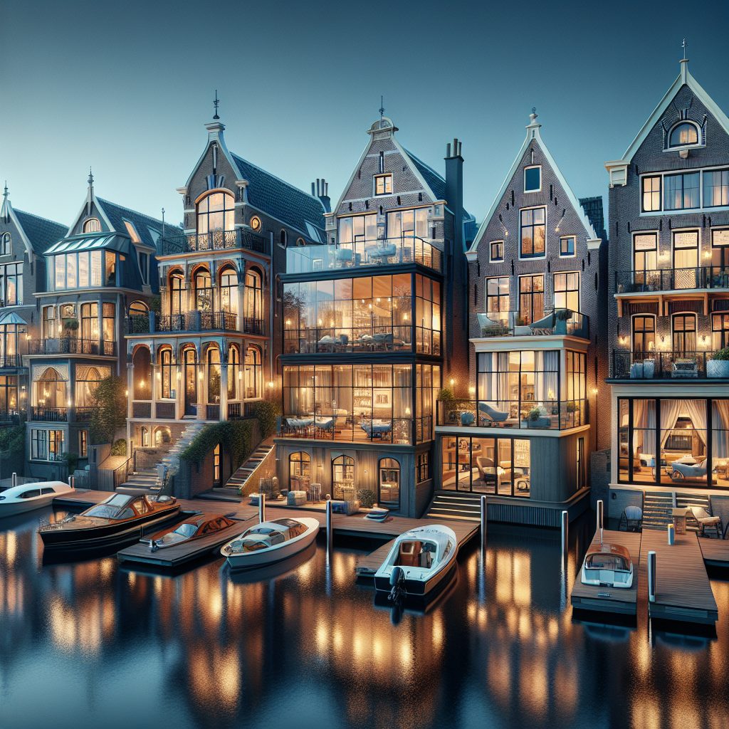 Amsterdam Canal Villas With Private Dock Luxury Stay