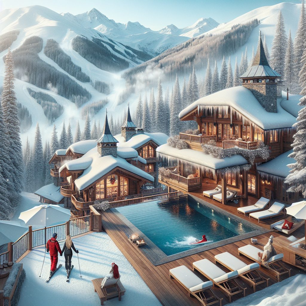 Aspen Ski Chalets With Luxury Mountain Pool Views
