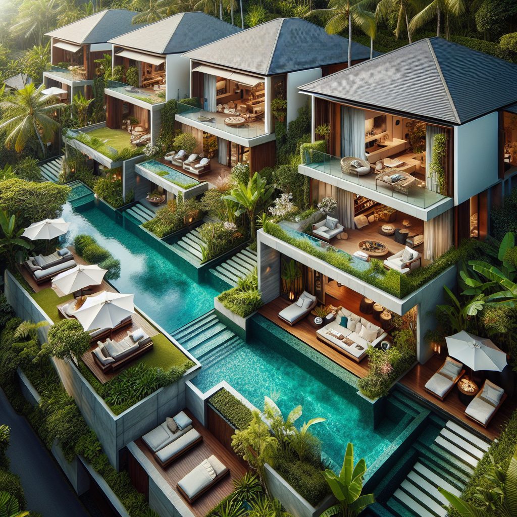 Bali Tropical Garden Villas With Open Living Luxury Pool