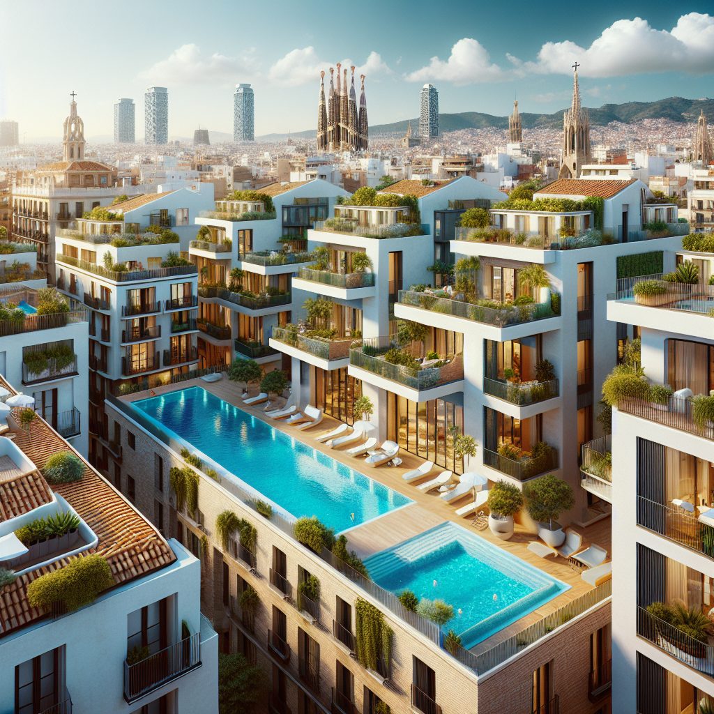 Barcelona Chic Apartments With Rooftop Luxury Pools