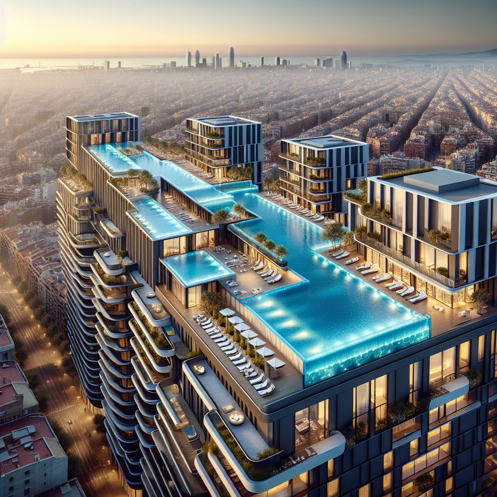 Barcelona Horizon Suites With Rooftop Infinity Pools
