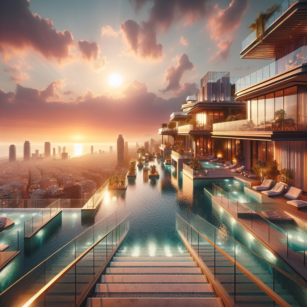 Barcelona Luxury Residences With Rooftop Infinity Pools