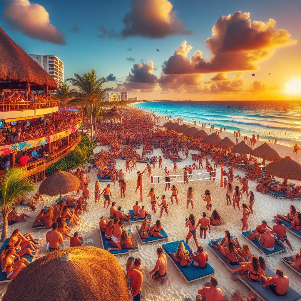Beach Party Resorts in Cancun That Feel Lively