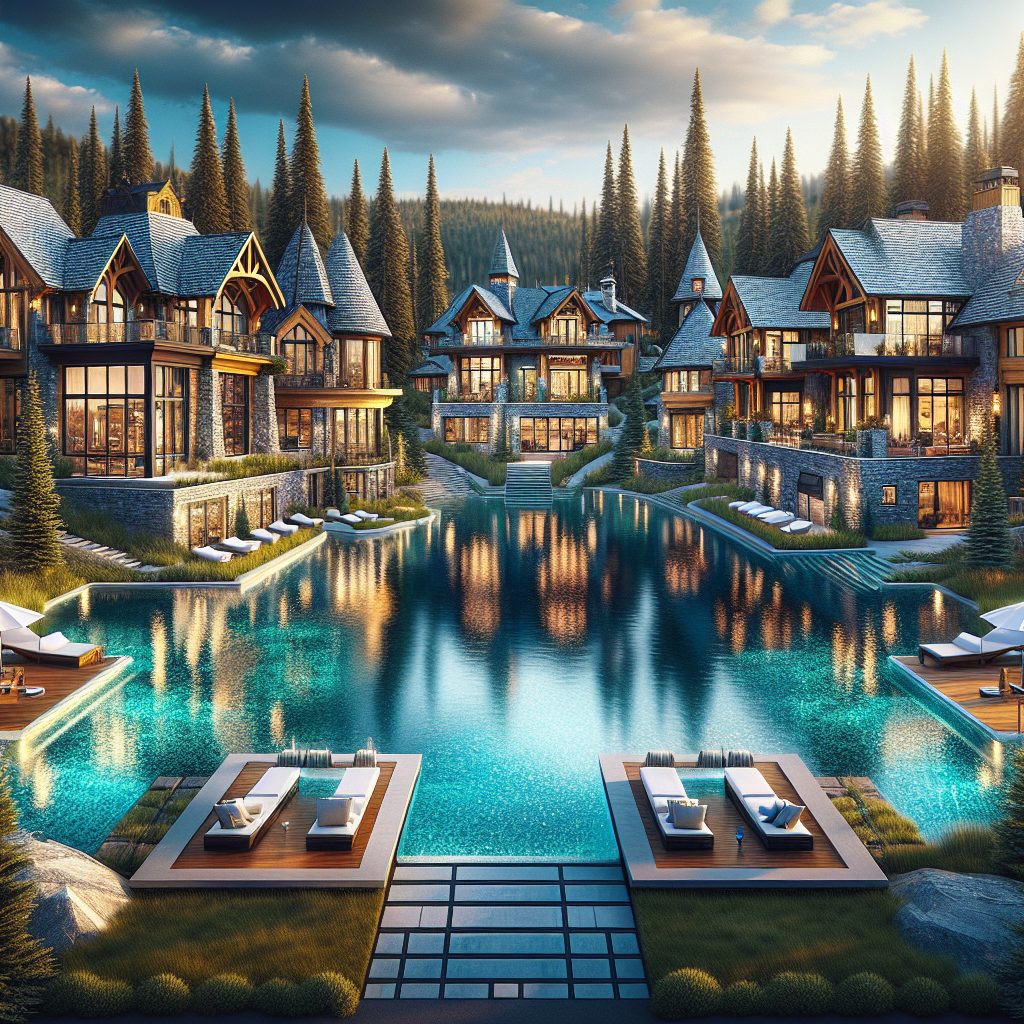 Canada Wilderness Villas With Lakefront Luxury Pools