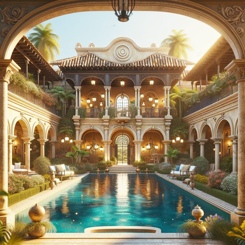 Cartagena Luxury Homes With Colonial Pool Design