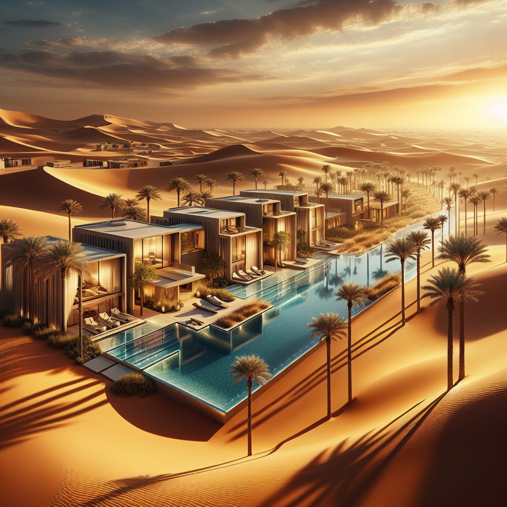 Dubai Desert Villas With Infinity Pool Oasis Experienc
