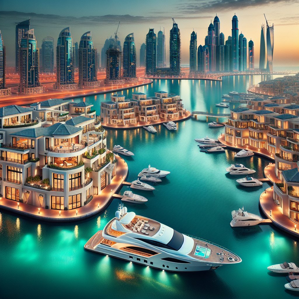 Dubai Marina Villas With Yacht Luxury Experience