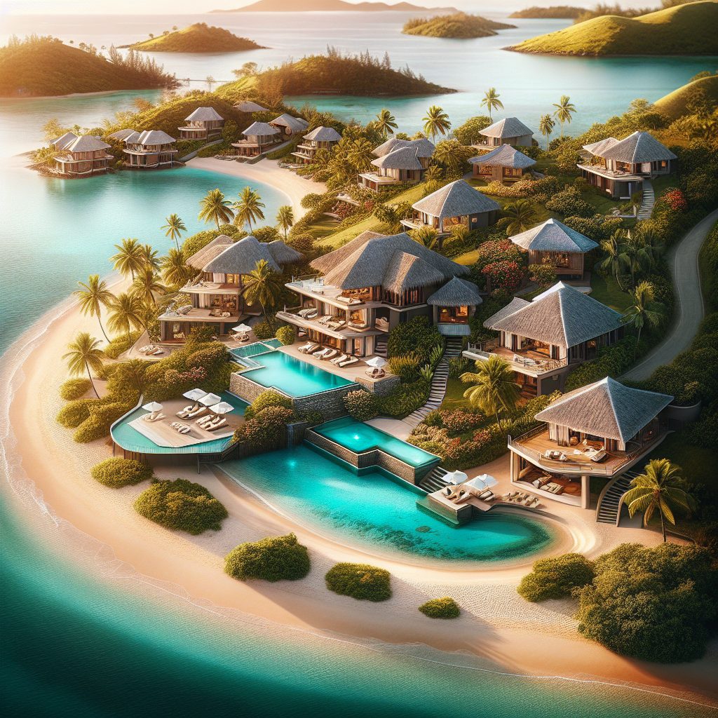 Fiji Coastal Villas With Private Beach Luxury Pools