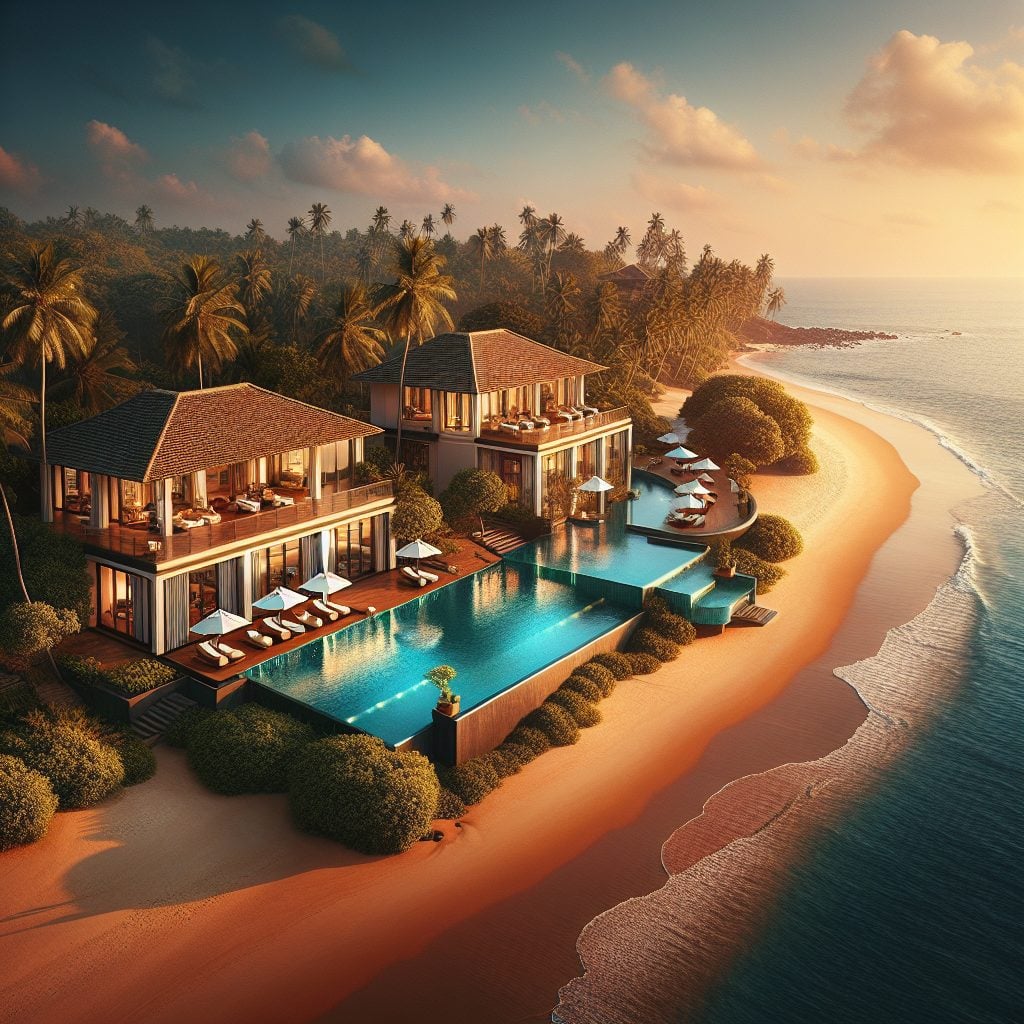 Goa Beachfront Villas With Private Infinity Pool Stay