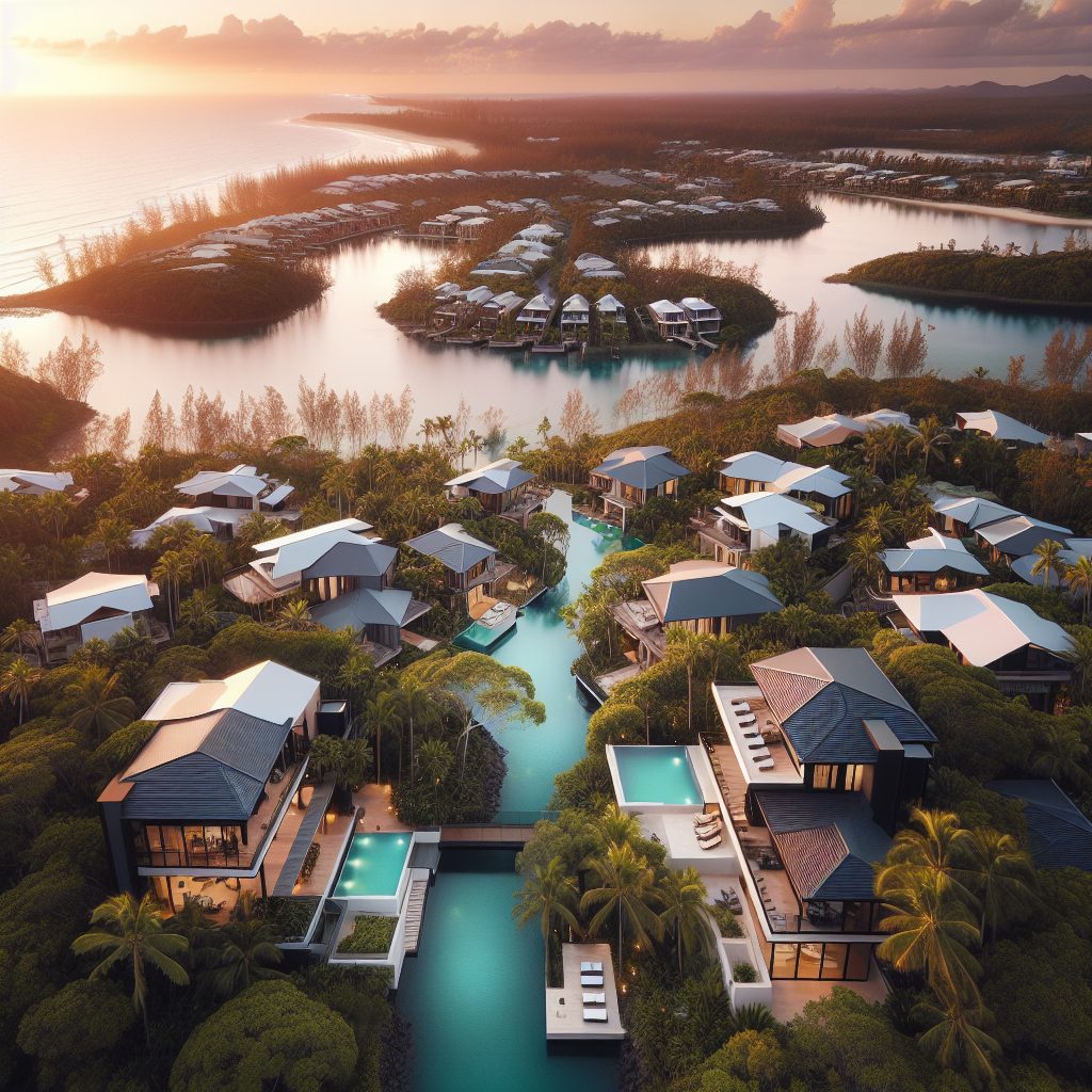 Gold Coast Coastal Villas With Infinity Pool Retreat
