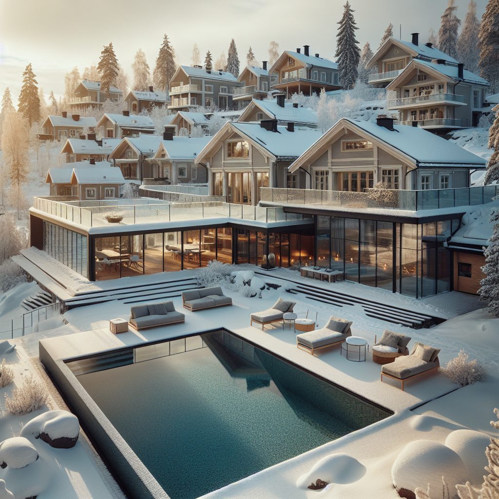 Helsinki Winter Villas With Glass Luxury Pools