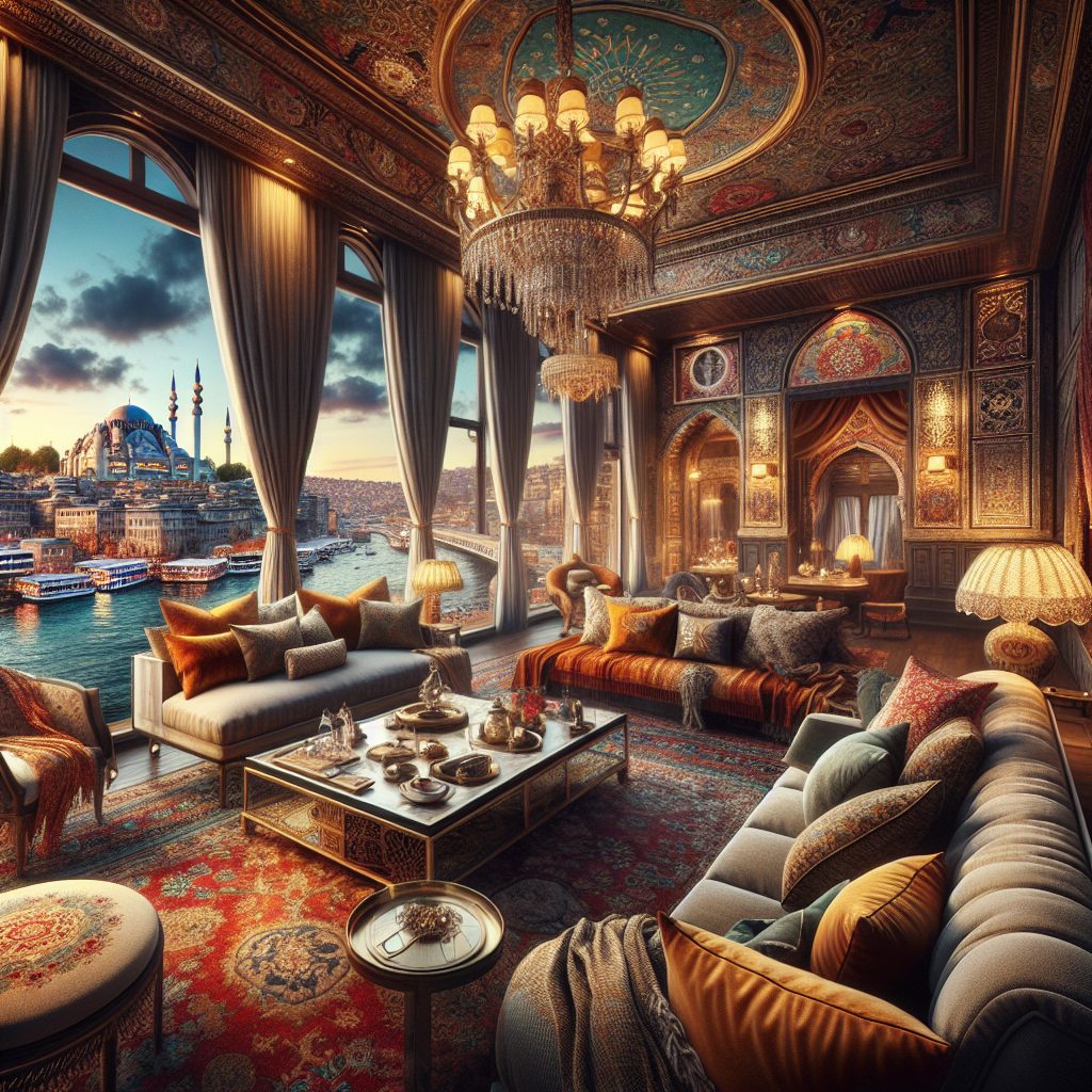 Istanbul River Suites With Ottoman Luxury Interiors