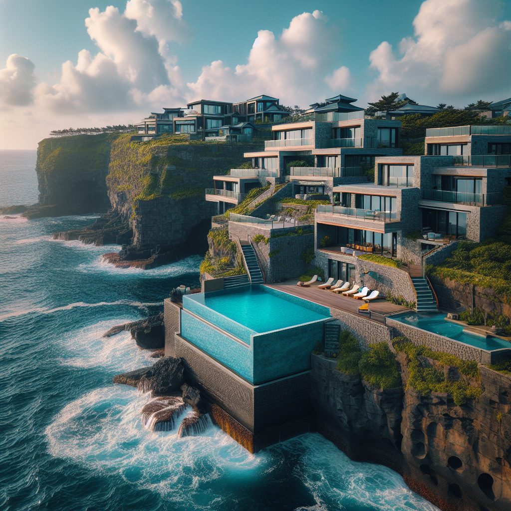 Jeju Seaside Villas With Cliff Ocean Luxury Pools