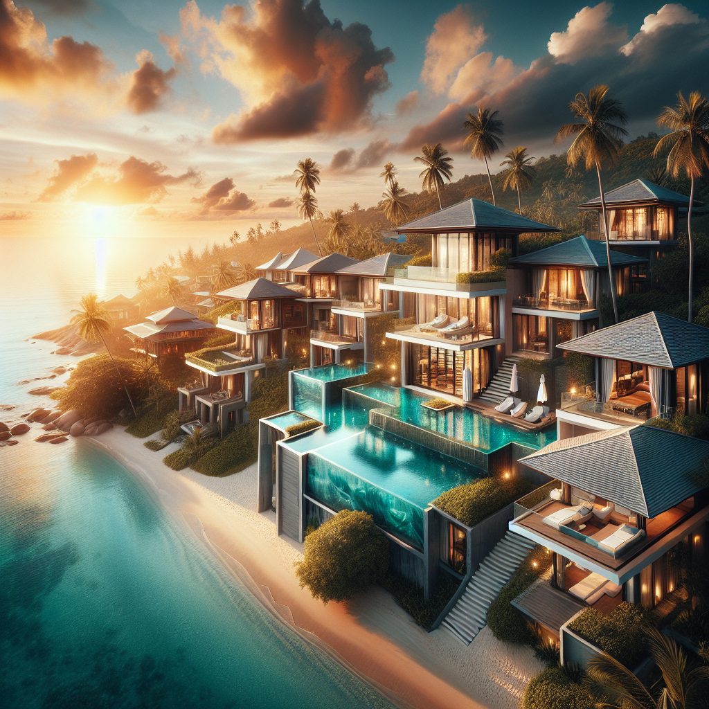 Koh Samui Beach Estates With Infinity Pool Luxury
