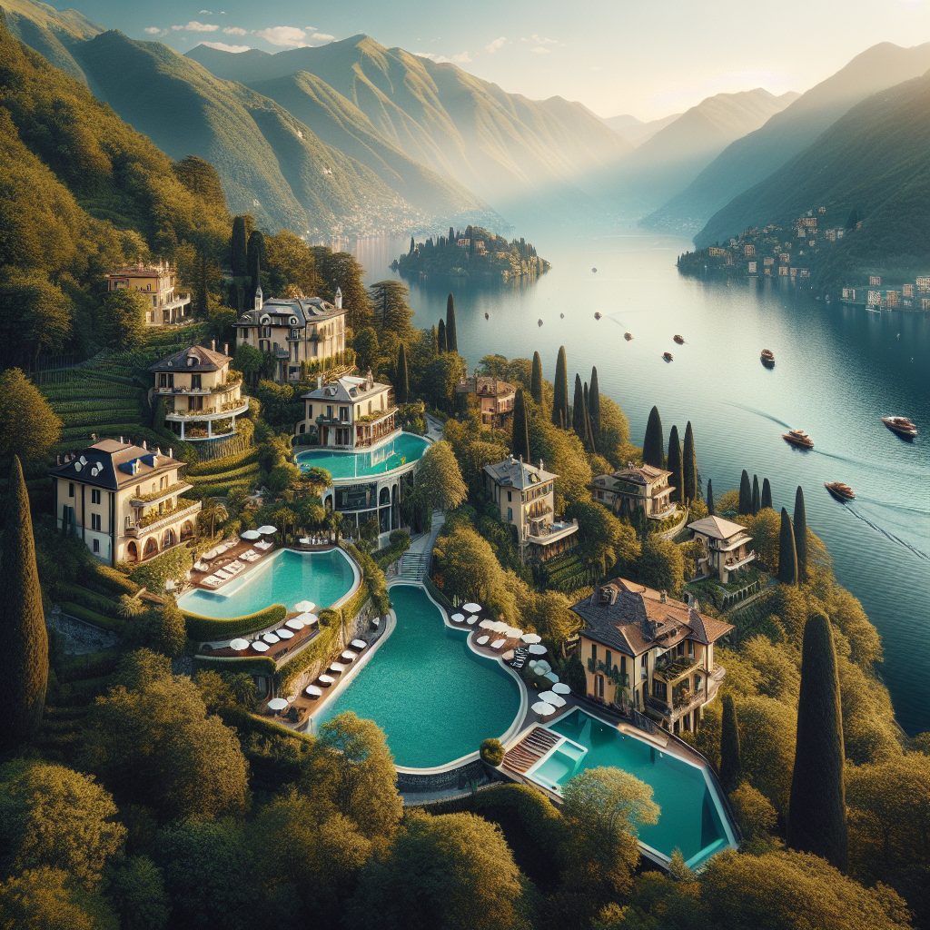 Lake Como Luxury Estates With Hillside Infinity Pools