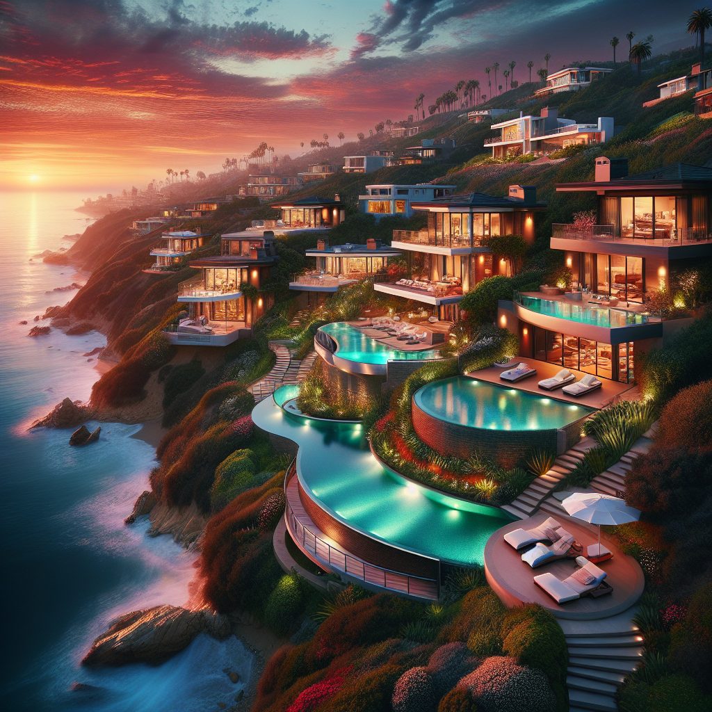 Los Angeles Coastal Villas With Sunset Ocean Pools