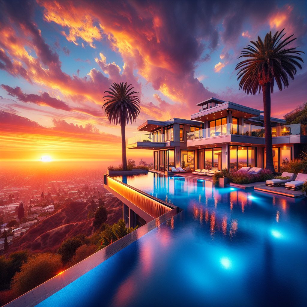 Los Angeles Horizon Villas With Sunset Infinity Pools