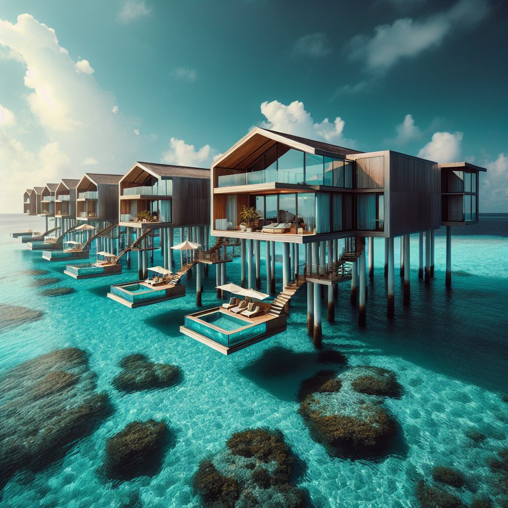 Maldives Luxury Reef Houses With Infinity Pools