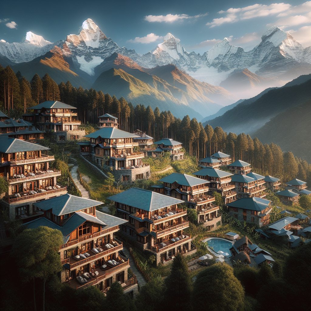 Nepal Scenic Lodges With Mountain View Luxury Suites