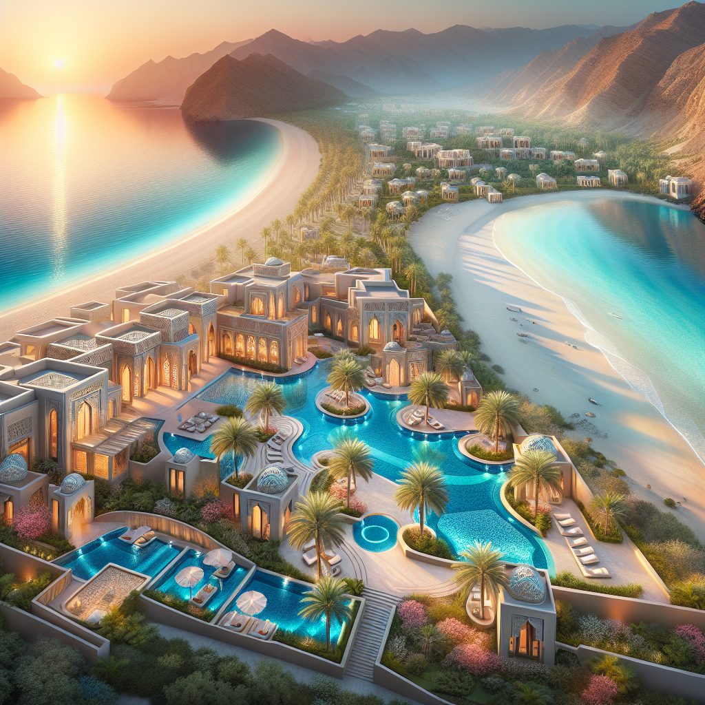 Oman Coastal Estates With Hidden Beach Luxury Pools
