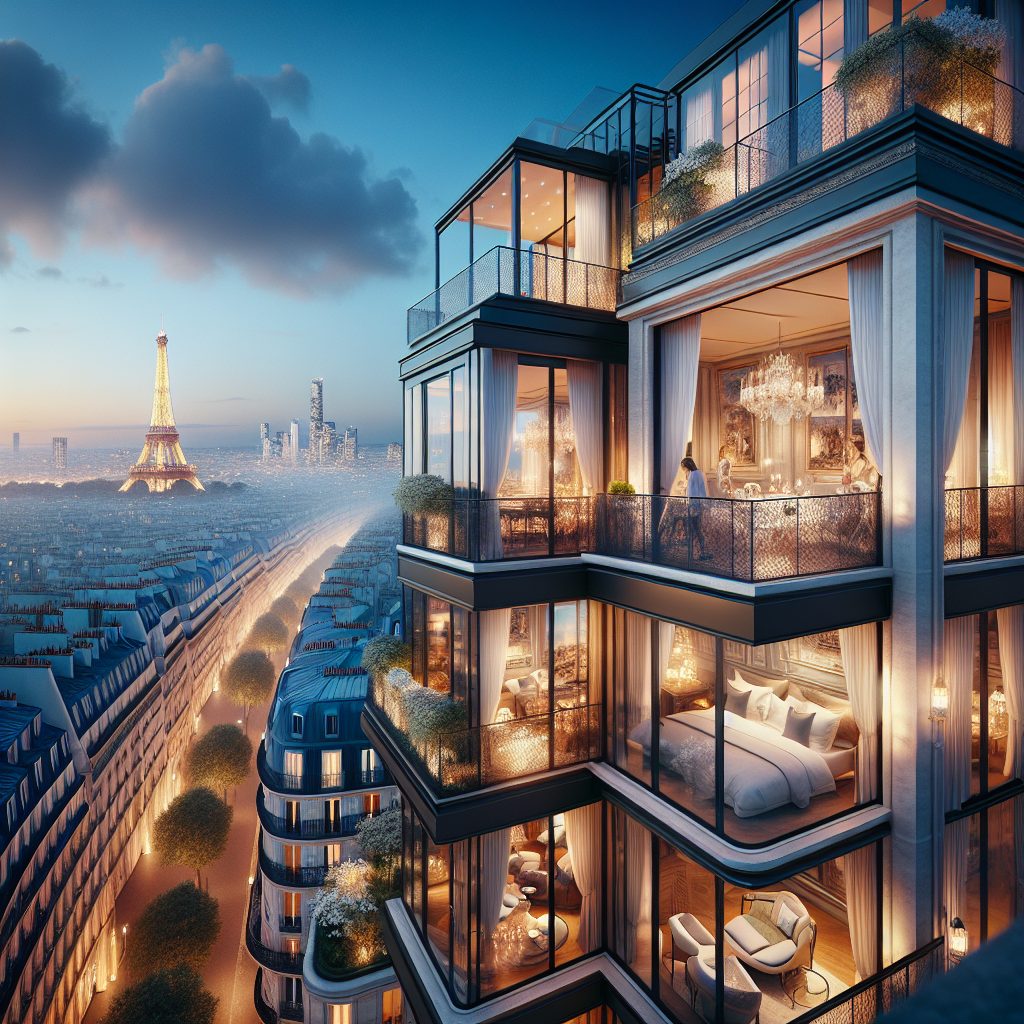 Paris Designer Suites With Balcony Luxury City Views