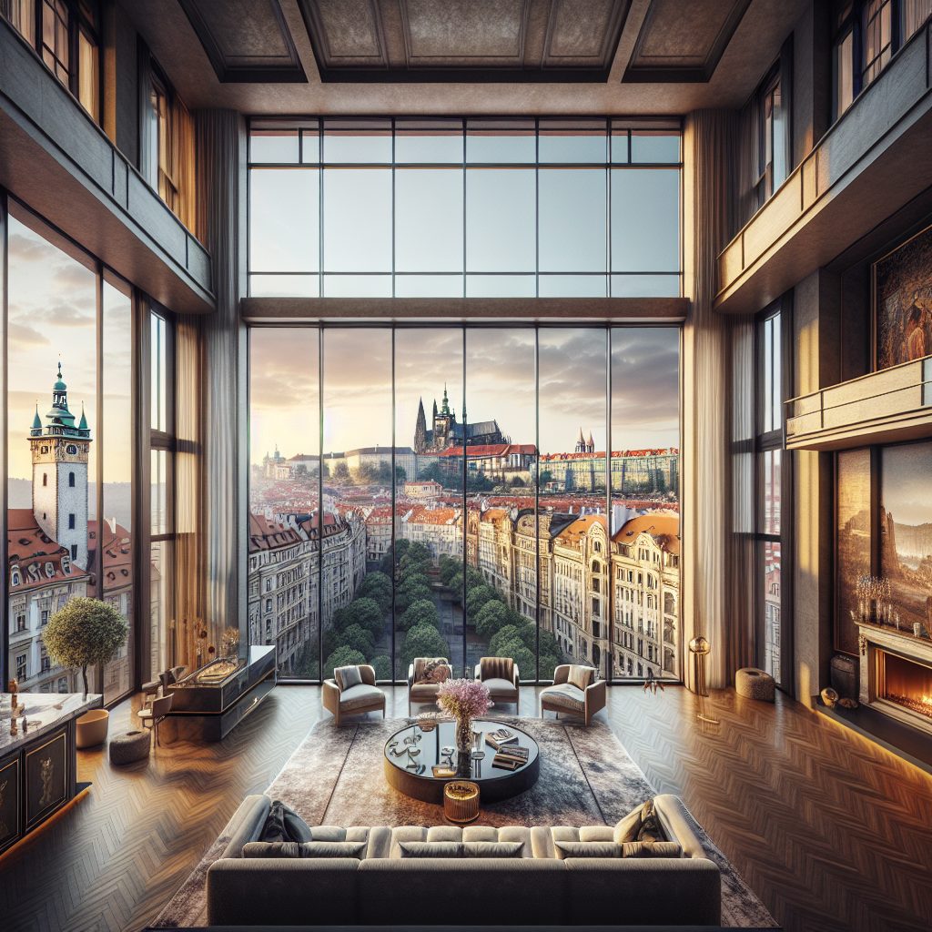Prague Skyline Apartments With Castle View Luxury Rooms