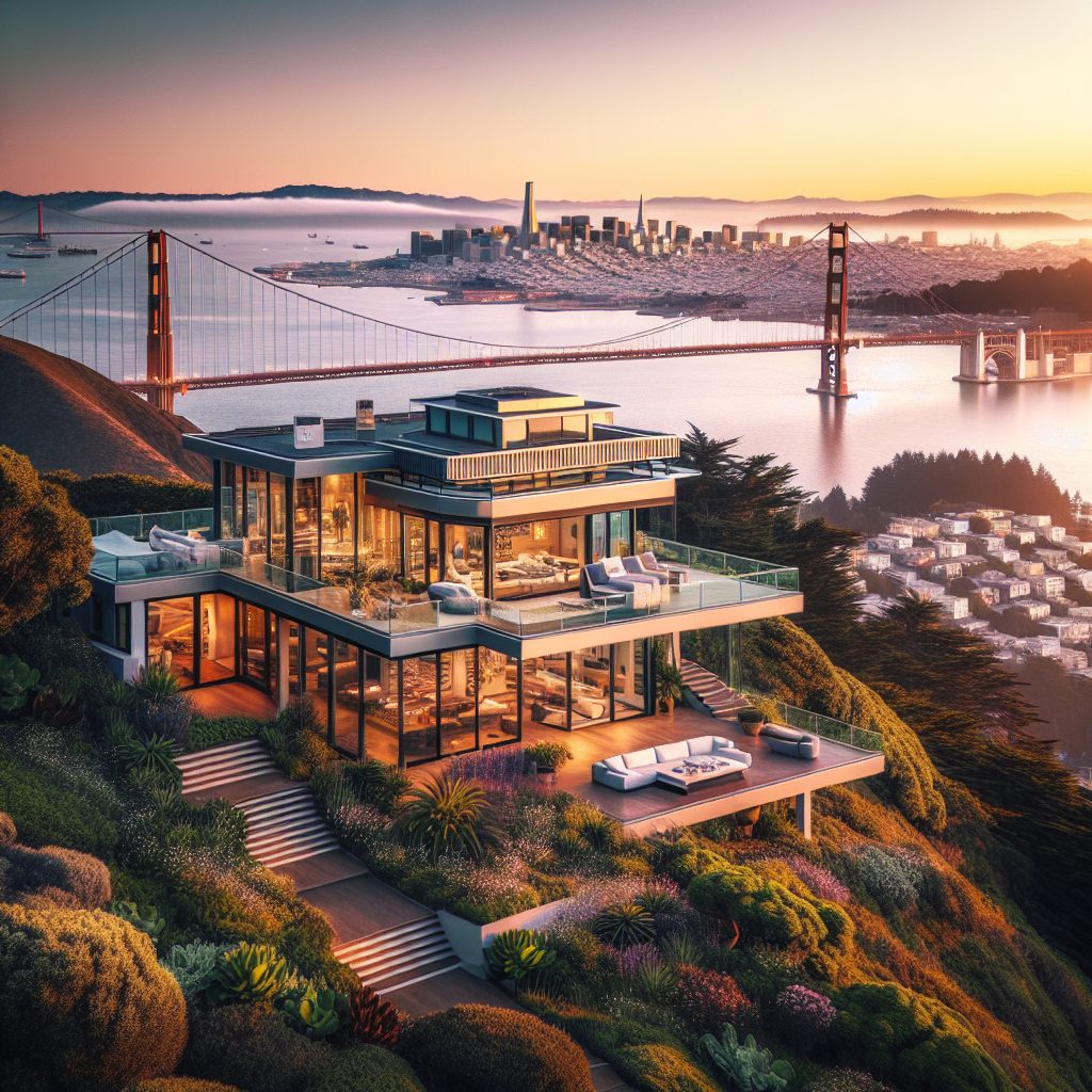 San Francisco Bay Villas With Luxury Panorama