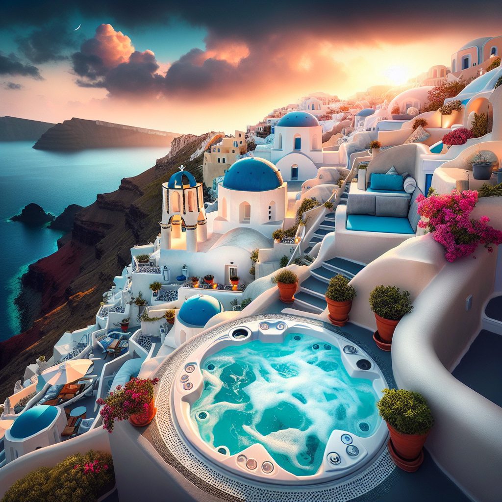 Santorini Romantic Suites With Cliffside Jacuzzi Views