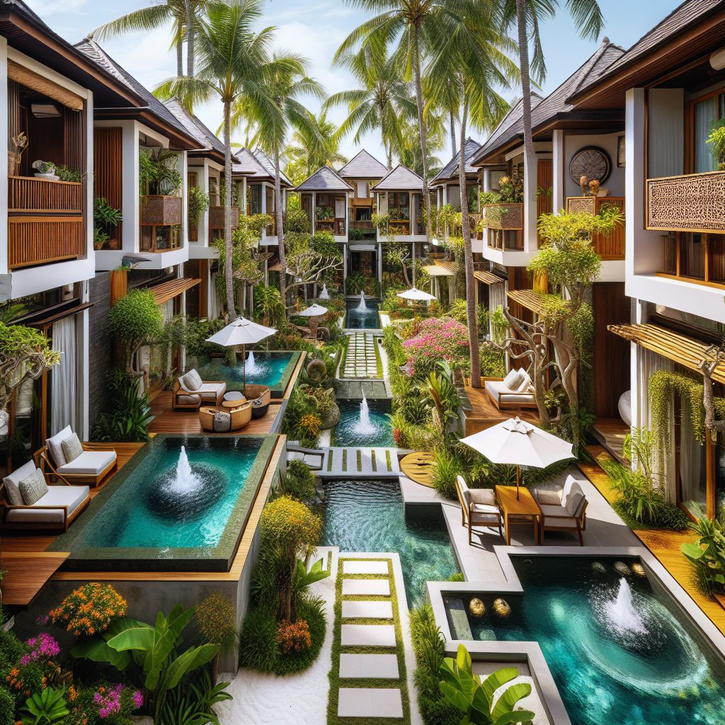Seminyak Tropical Villas With Designer Luxury Pools