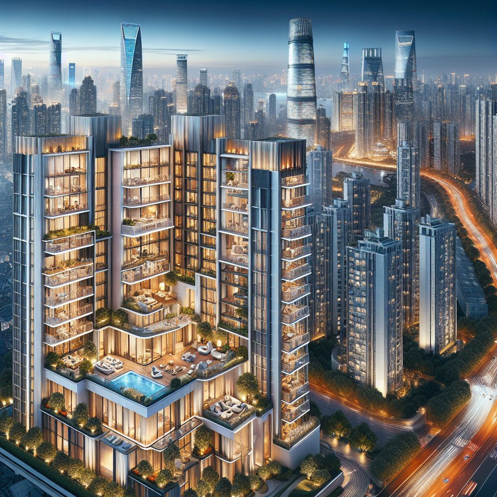 Shanghai Skyline Apartments With Luxury Living