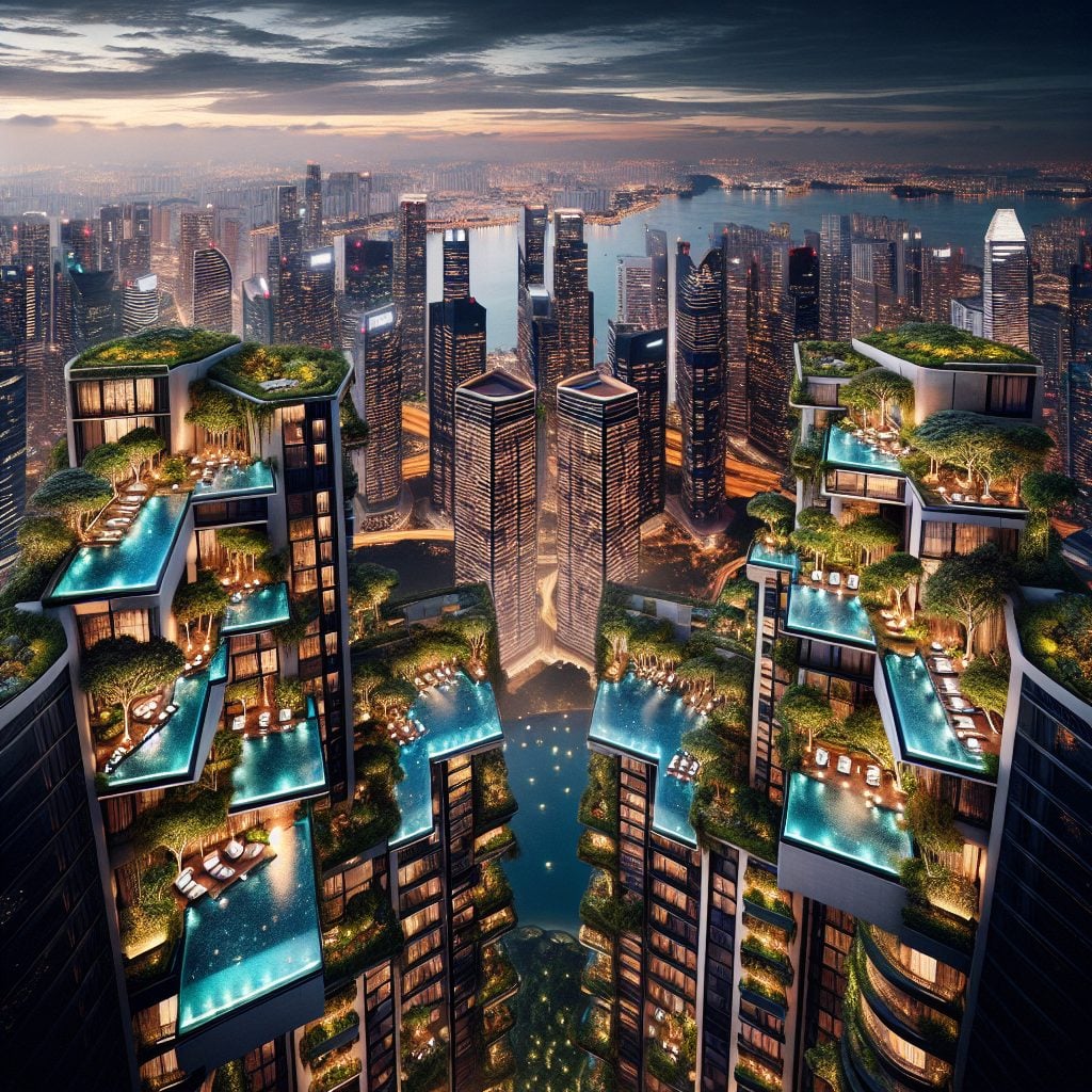 Singapore Horizon Suites With Garden Infinity Pools