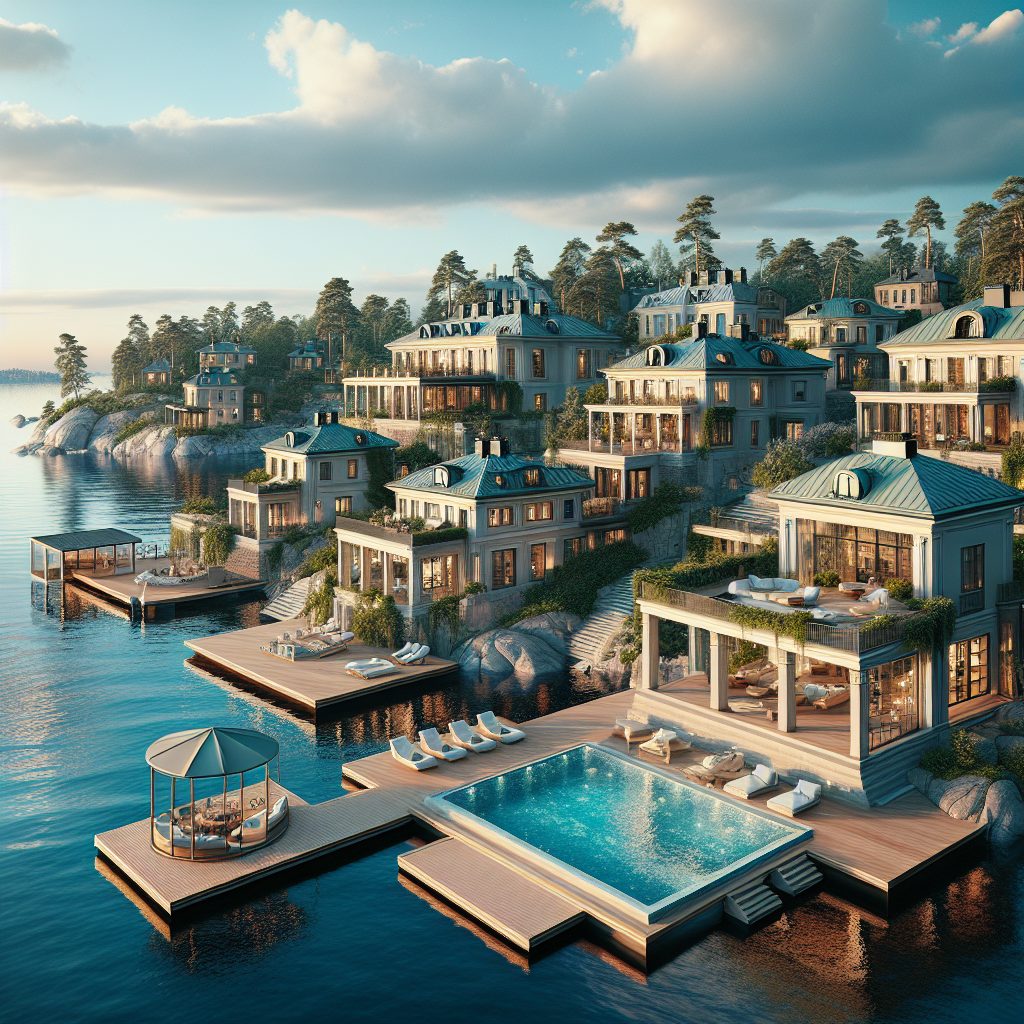 Stockholm Sea Villas With Waterfront Luxury Pools