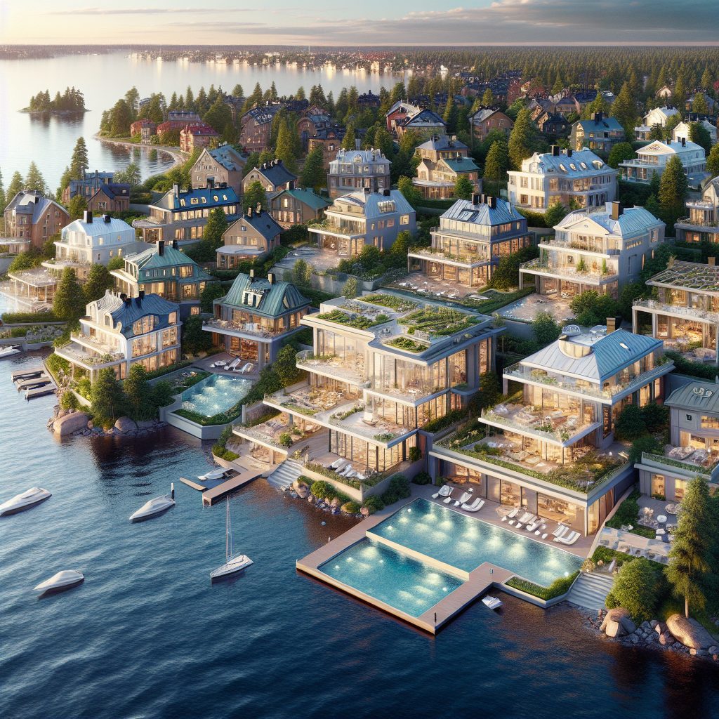 Stockholm Waterfront Estates With Luxury Sea Views