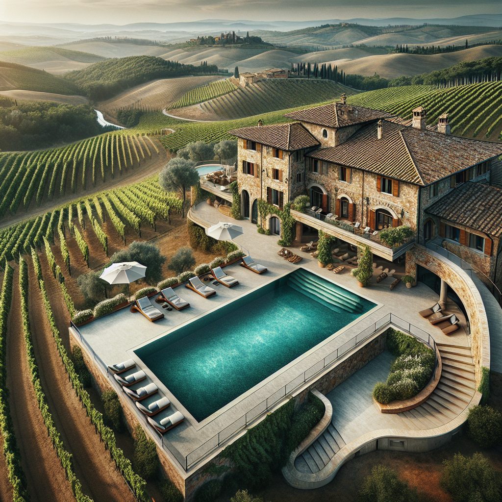 Tuscany Vineyard Villas With Infinity Pool Luxury Stay