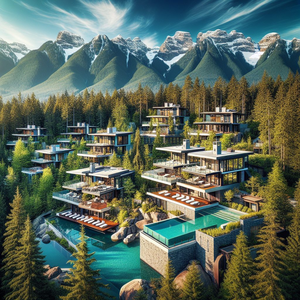 Vancouver Nature Villas With Mountain Luxury Pools