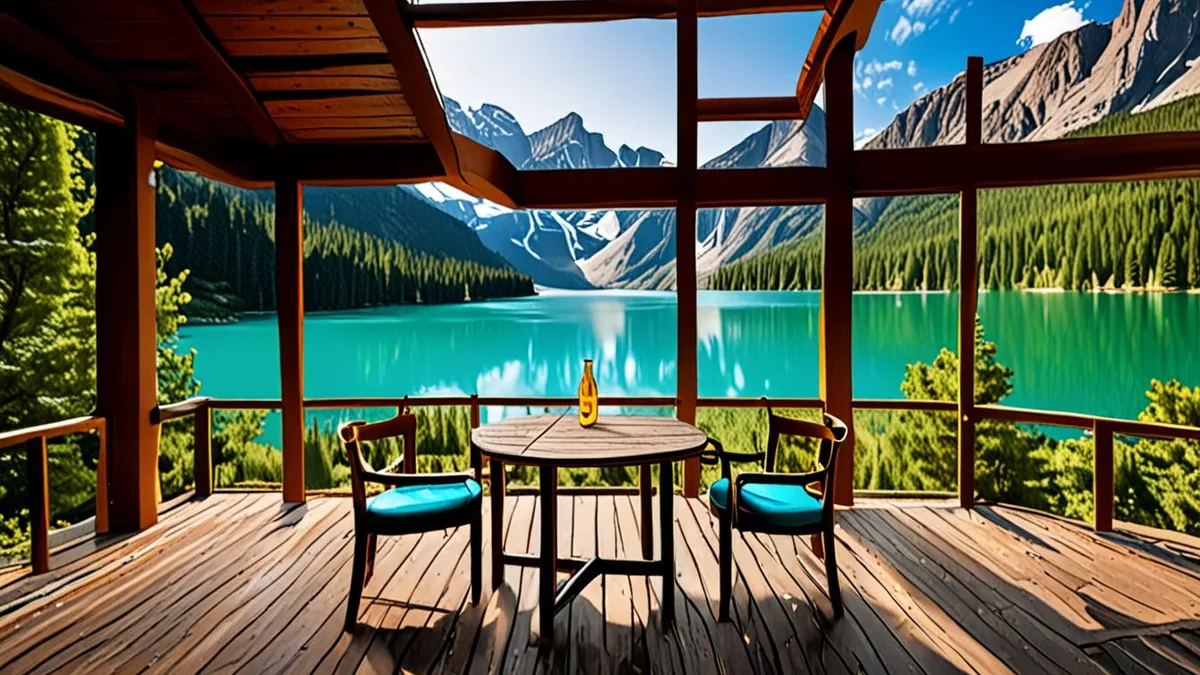 Banff mountain lodge