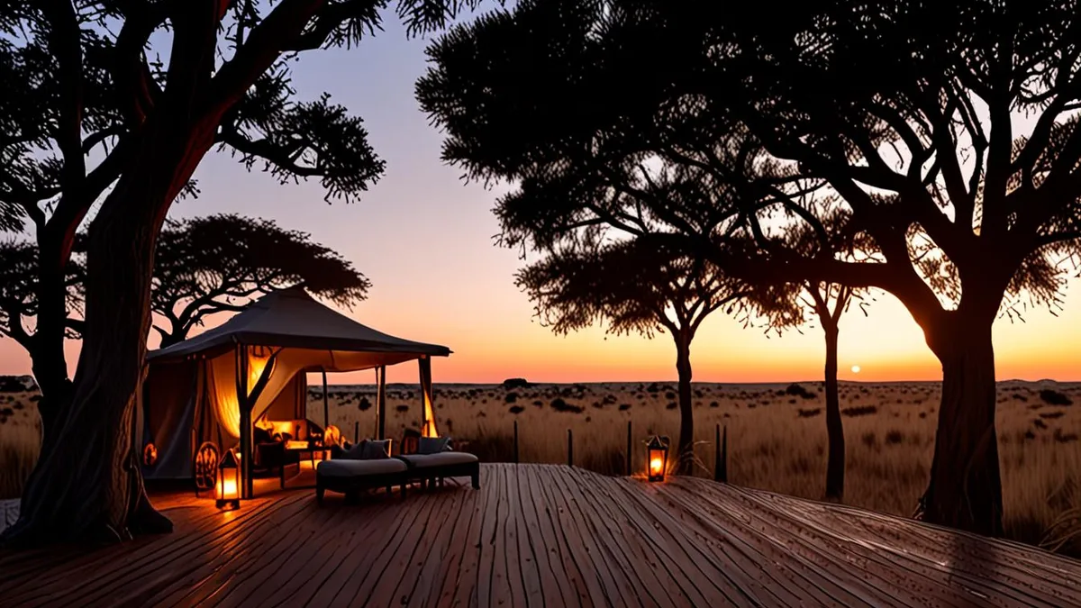 safari lodge vs tented camp