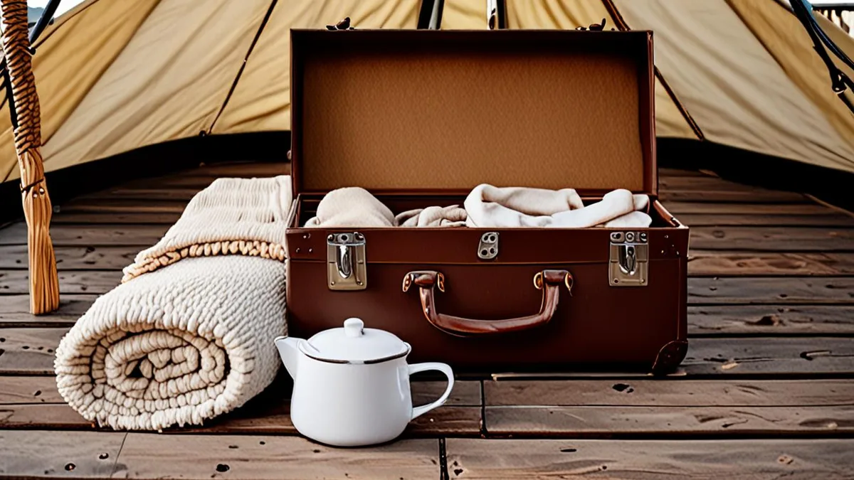 glamping trip